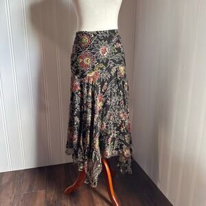 Vintage Y2K Silk Fairy Boho Midi Skirt 14